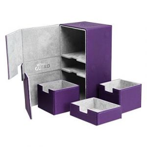 Image de Ultimate Guard Boîte pour cartes Twin Flip'n'Tray Deck Case 200+ taille standard XenoSkin Violet