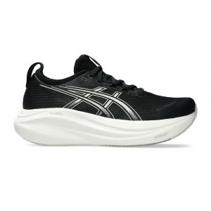 Asics Gel-Nimbus 27 Chaussure De Running Sans Stabilisateurs Femmes - Noir, Gris, Pointure 39.5