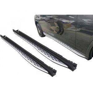 Marchepieds lat&eacute;raux - Mercedes - Classe GLC X254 - Acier inoxydable - Aluminium - PVC