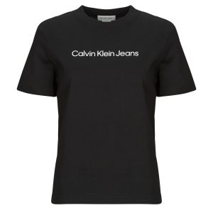 Calvin Klein T-shirt Jeans A- INST. LOGO CLASSIC TEE SS Noir - Taille EU S,EU M,EU L,EU XS