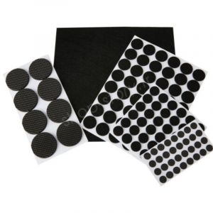 Pack de 125 Patins Adh&eacute;sifs en Feutre pour Prot&eacute;ger les Sols et Surfaces Contre les Rayures