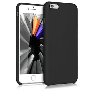 Kwmobile Housse de protection en silicone pour Apple iPhone 6 Plus / 6S Plus - Housse TPU en caoutchouch - housse en noir mat