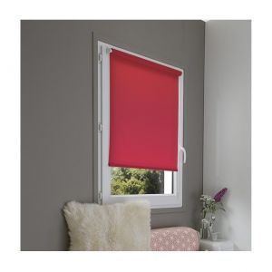 Madeco 107 x 170cm - Store Enrouleur Tamisant Sans percer - Rouge Cerise