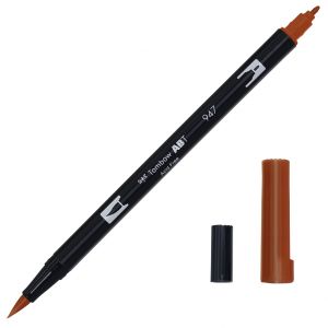 Tombow Feutre pinceau à double pointe - Terre de Sienne Brûlée - ABT-947