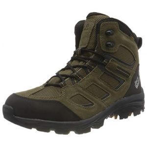 Jack Wolfskin Vojo 3 Texapore Mid - Chaussures de randonnée taille 8, brun/vert olive