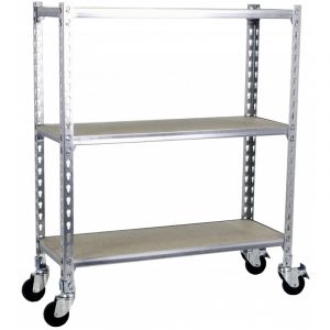 Étagère métallique finition galvanisée 3 niveaux Maderclick Mobile Superplus SimonRack