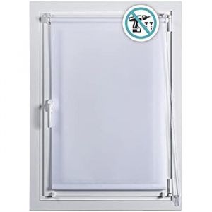 Store à enrouleur Stor Planet Clip&Fix Blanc (90 x 180 cm)