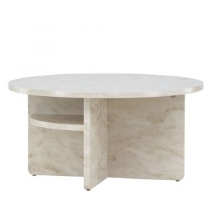 &Aring;lesund table basse &Oslash;85cm beige.