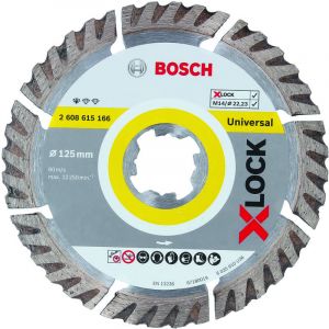 Bosch 2608615247 Standard pour Universal x-lock 125x22,23x1,6x10 de 2 unités
