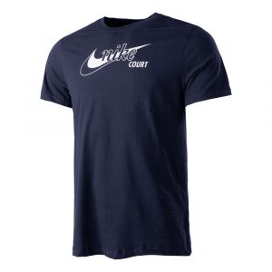 Nike T-shirt à Manches Courtes Court Dri Fit Swoosh M Obsidian / Mint Foam