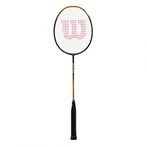 Wilson Raquettes de Badminton Recon 370, Équilibre en tête, Fibre de carbone