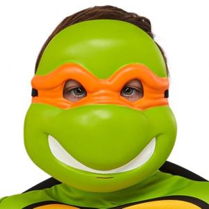 Masque Plastique Michelangelo Tortues Ninja Enfant