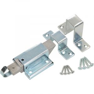 Loquet de fenêtre - 53 x 52 mm - En acier galvanisé - Robuste - Éléments de montage - Kotarbau