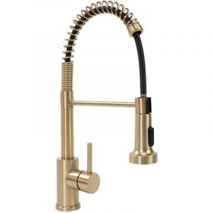 R&eacute;a Robinet de cuisine colin brush gold