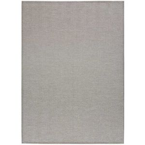 Tapis lavable avec motif à chevrons gris, 60X120 cm