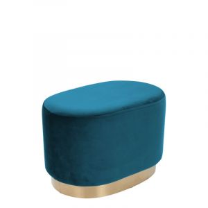 Pouf Design "Nano" 55cm Pétrole Prix