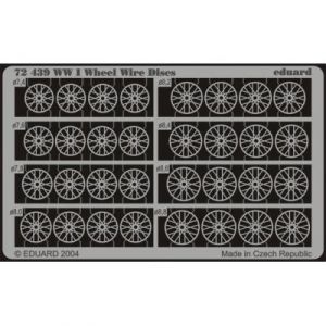 Eduard MAQUETTE WWI WHEEL WIRE DISCS 1/72 72439