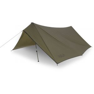 Rab SilTarp Plus Shelter, olive Bâches & Tarps