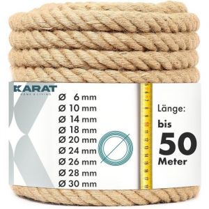 Corde en Jute Torsadée Arnold, Diamètre 30 mm, 5 Mètres