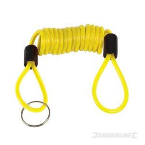 Image de Silverline 955677 - Rappel d'antivol bloque-disque moto 1,1 m x 4 mm