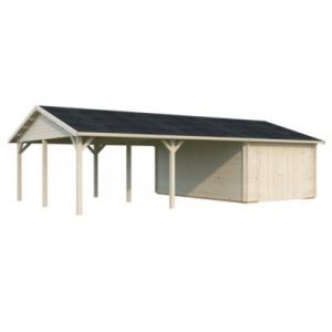 Garage Bois ROGER porte bois SU 19+33,2m2