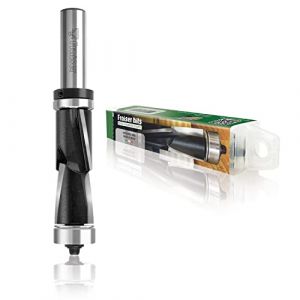 Fraiser Fraise avec roulement supérieur de 12 mm pour bois, dérivés et chants stratifiés pour défonceuse manuelle et table de défonceuse UP & DOWNCUT