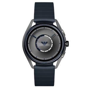 Image de Emporio Armani Connected Gen4 bracelet caoutchouc bleu