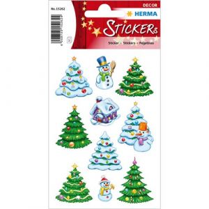 Image de Herma Stickers de Noël DECOR 'Forêt à Noël' - Lot de 12