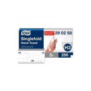 Tork Essuie-mains pliage enchev&ecirc;tr&eacute; H3 Advanced - Colis de 1250