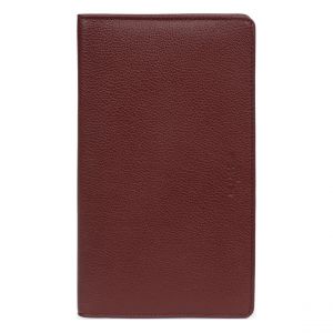 Hexagona Porte-ch&eacute;quier prune en cuir