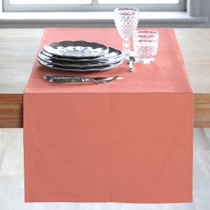 Chemin de table CHEM.LONA - orange corail
