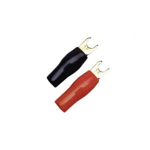 Sinuslive Cosse à fourche KSI 16 Ø du trou: 5 mm 16 mm² partiellement isolé noir, rouge 10 pc(s)