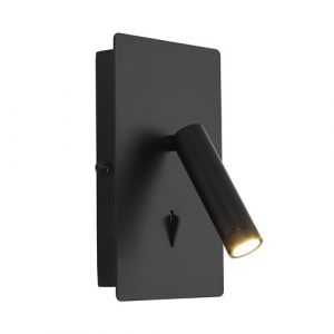 TechBrey Applique Murale LED Aluminium Kaskazini 6W Noir 130 mm