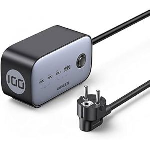 UGreen DigiNest Pro Power Strip (2 ac outlets + 100W 3C1A) (60167)