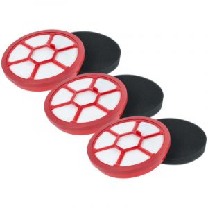 Vhbw 3x filtre protection moteur compatible avec Dirt Devil Multicyclone DD5254-01, rebel54HFC aspirateurs