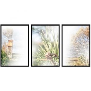Campagne Trio, Set de 3 posters muraux - 90x45cm