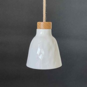 Millumine Applique baladeuse porcelaine blanche lisse Rosinette