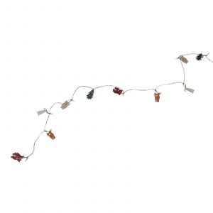 Guirlande LED Forest Friends 10 figurines bois