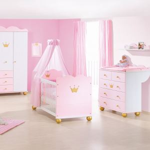 Image de Pinolino 101655G - Chambre complète bébé Princesse Caroline