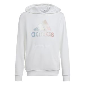Adidas Sweatshirt à capuche imprimé métallisé enfant