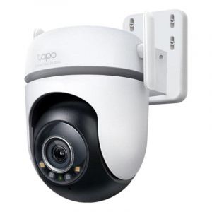 Tapo TC42 V2 - Caméra de surveillance réseau - panoramique / inclinaison - extérieur - anti-poussière/résistant aux intempéries - couleur (Jour et nuit) - 4 MP - 2560 x 1440 - 2K - Focale fixe - audio - sans fil - Wi-Fi - 802.11ax, 2.4GHz radio, Eth