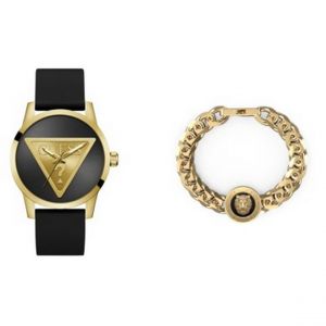 Guess Coffret montre homme Box Montre Et Bijou - JUBS05120JWYGBKS Bracelet Silicone Noir