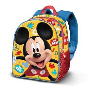 Karactermania Disney Mickey Mouse Boy-Sac à Dos 3D Elite, Jaune, 25 x 30 cm, Capacité 7 L