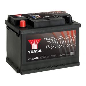 Yuasa Batterie SMF YBX3078 12V 60ah 550A