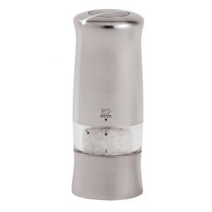 Peugeot Moulin à Sel Electrique Zeli Abs Acier 5,6 x 5,6 x 14 cm