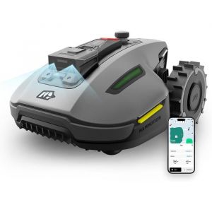 Robot Tondeuse Mammotion YUKA Mini 700, Sans Fil Périphérique, Jusqu’à 700 m², Max. 1100 m², Pente à 50%, Aucune Antenne RTK Requise, avec Module 4G