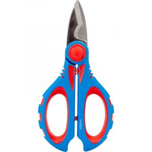 WEICON TOOLS Ciseaux d'&eacute;lectricien XL, Ciseaux pour &eacute;lectriciens pour couper, d&eacute;nuder et sertir, avec &eacute;tui de protection