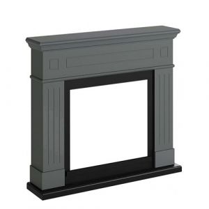 MPC Cadre de cheminée Pienza gris foncé cm 94,9x110x24,9 cornice camino pienza grigio - Grigio Scuro