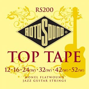 Rotosound RS200 Top Tape jeu de cordes pour guitare &eacute;lectrique .012 - .052
