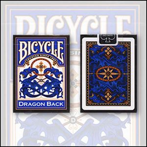 Bicycle Cartes dragon bleu